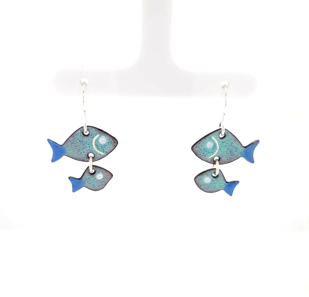 school of fish earrings