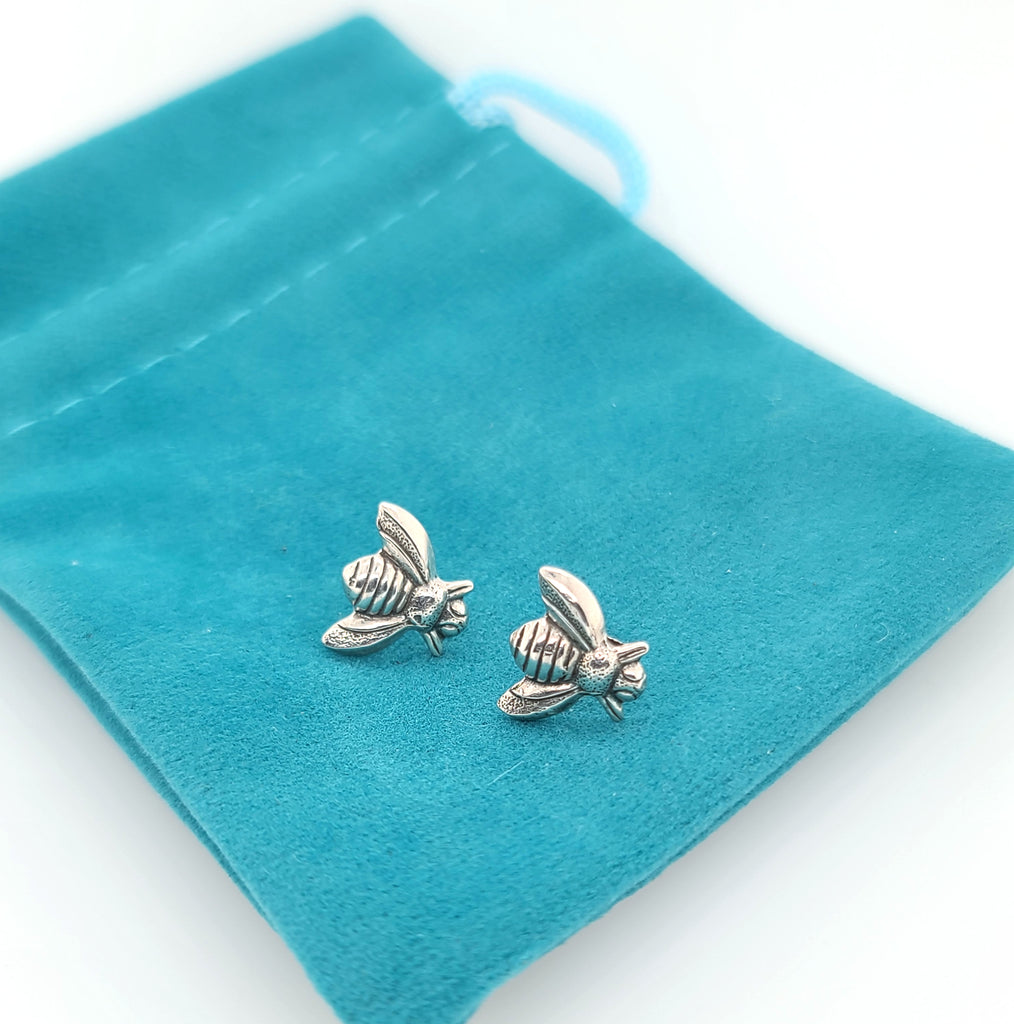 small bee earrings by Kathryn Riechert