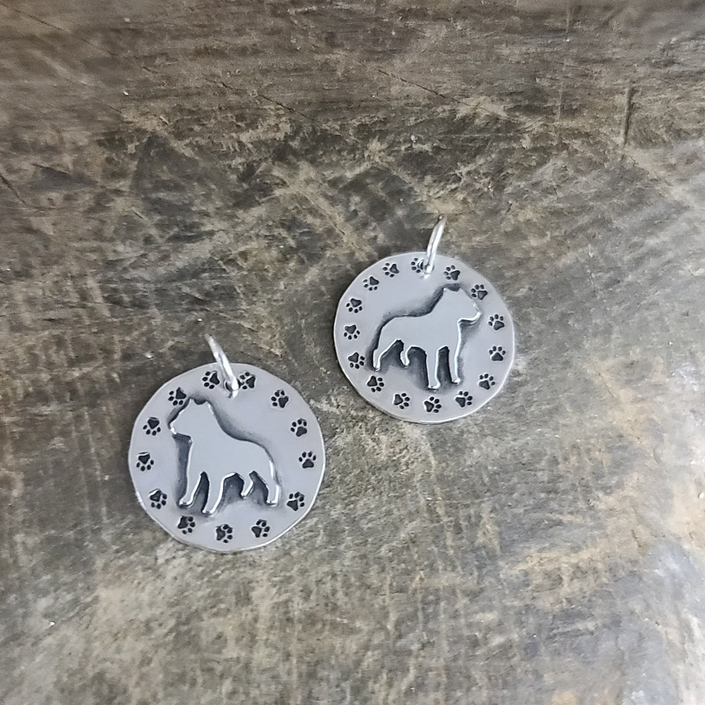 sterling silver dog charms