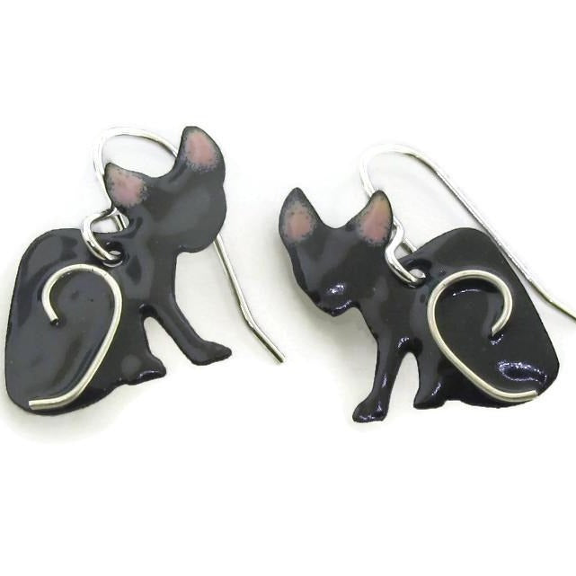 hairless cat jewelry and earrings