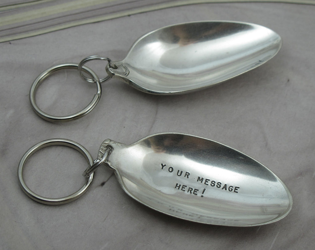 vintage spoon keychain