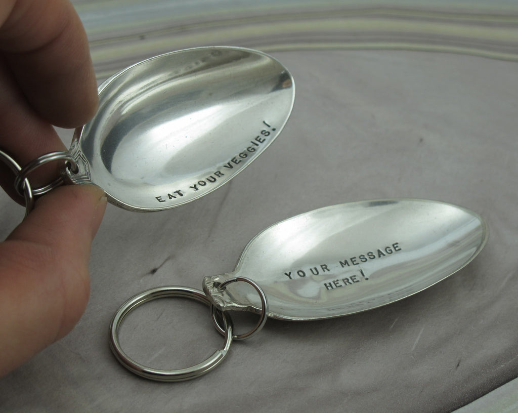 key chain from a spoon