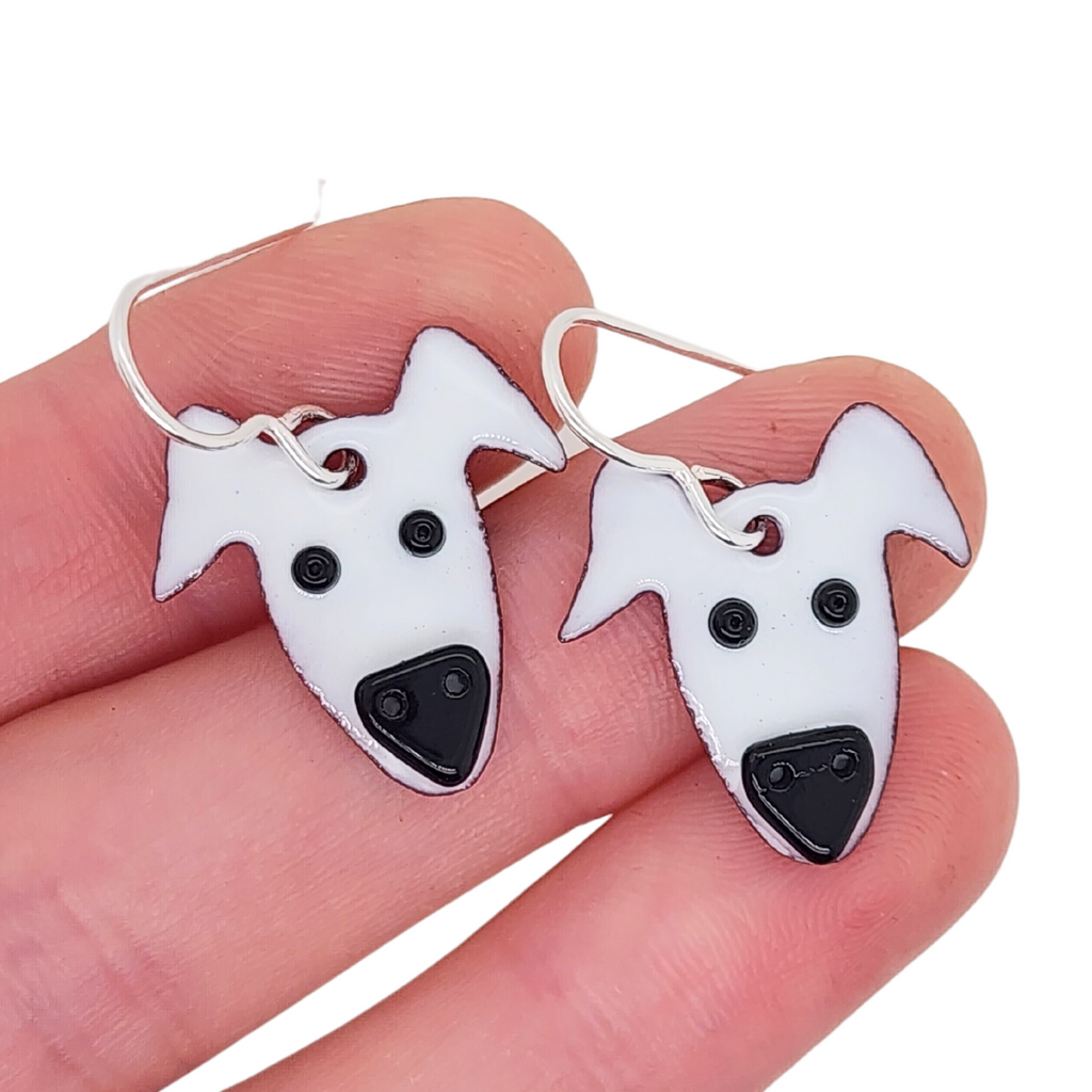 enameled dogs with giant noses