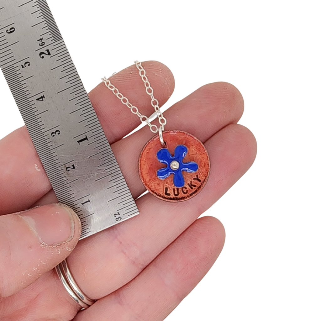 lucky penny charm necklace