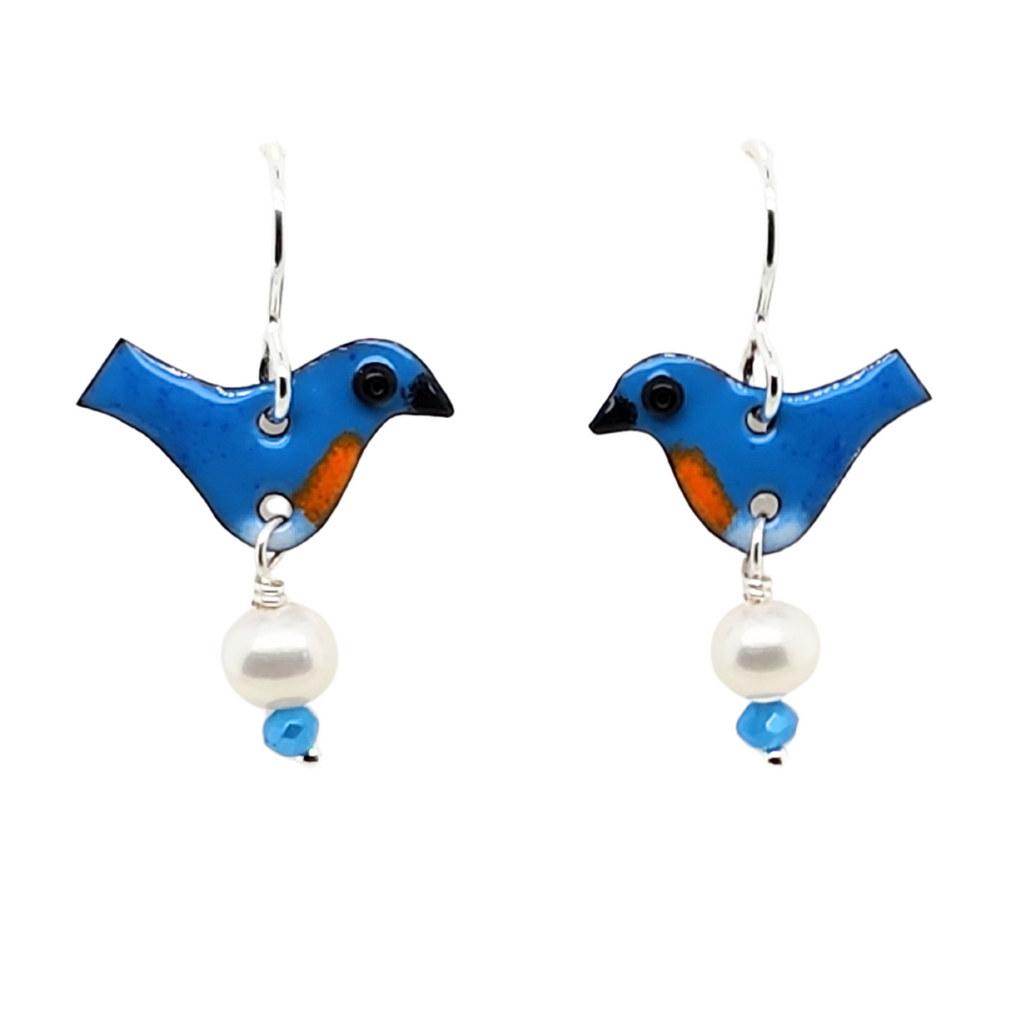bluebird of happiness earrings