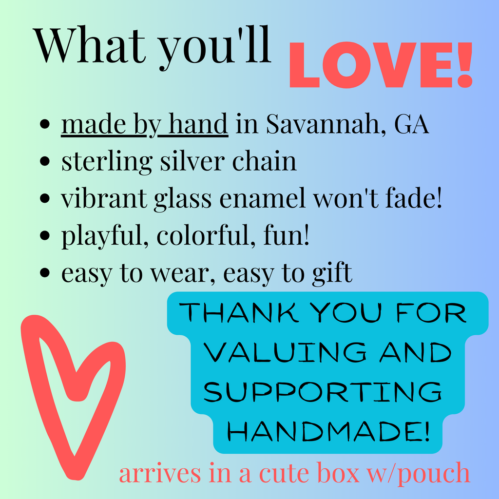 reasons you will love these enameled cat pendants