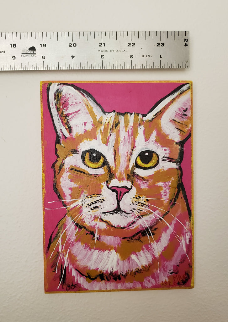 gift for a cat lover, cat art, crazy cat lady