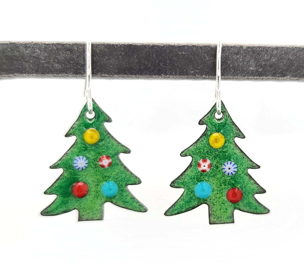 Christmas tree jewelry by Kathryn Riechert