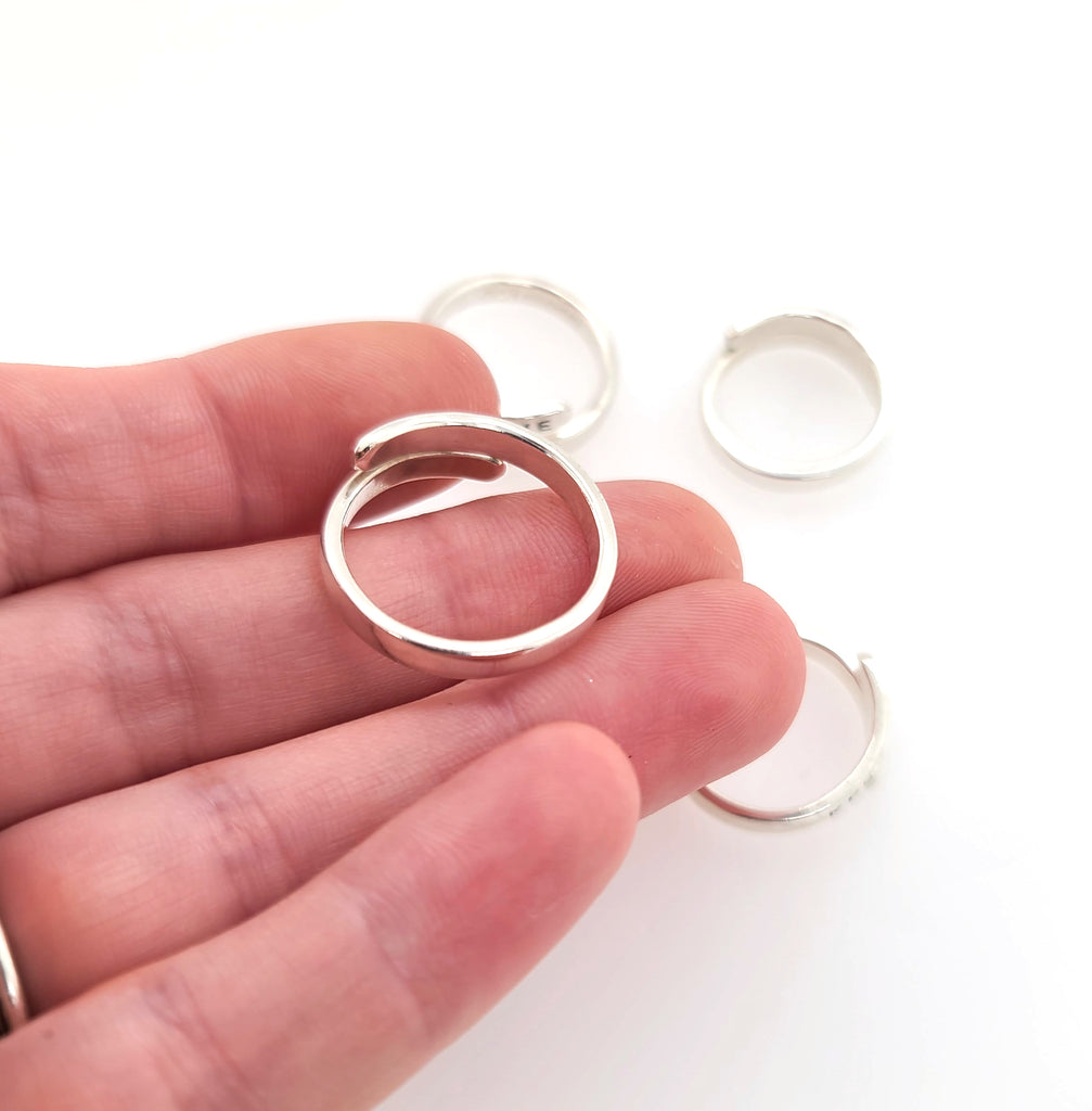 personalized sterling silver rings