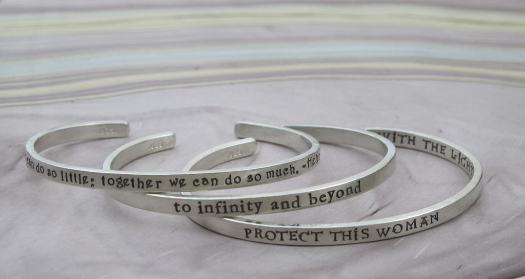 cuff bracelets by Kathryn Riechert