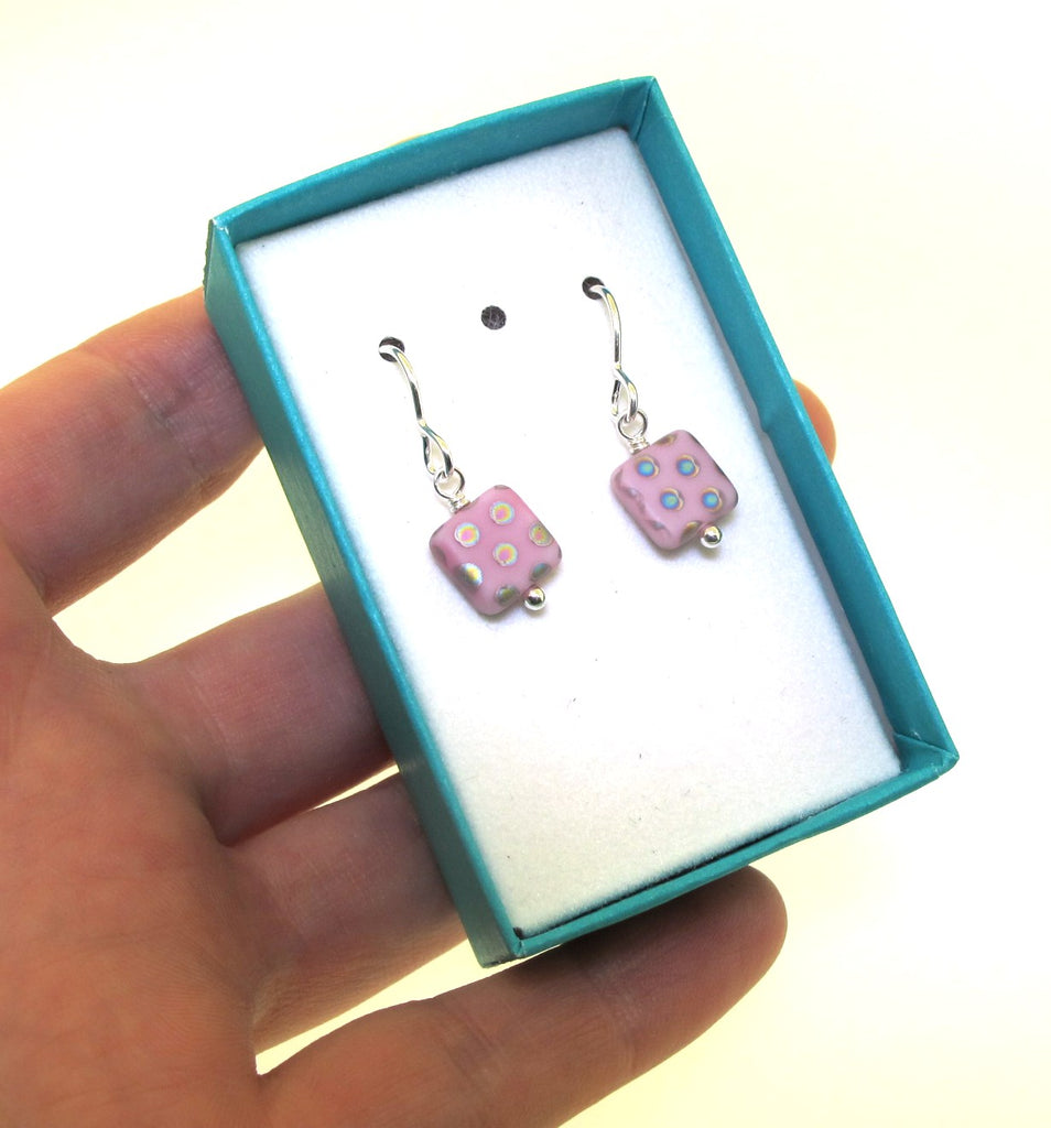 czech glass earrings