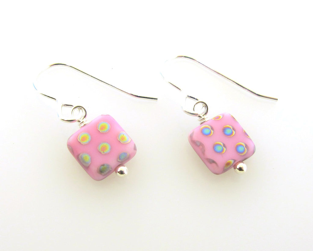 colorful dotted earrings