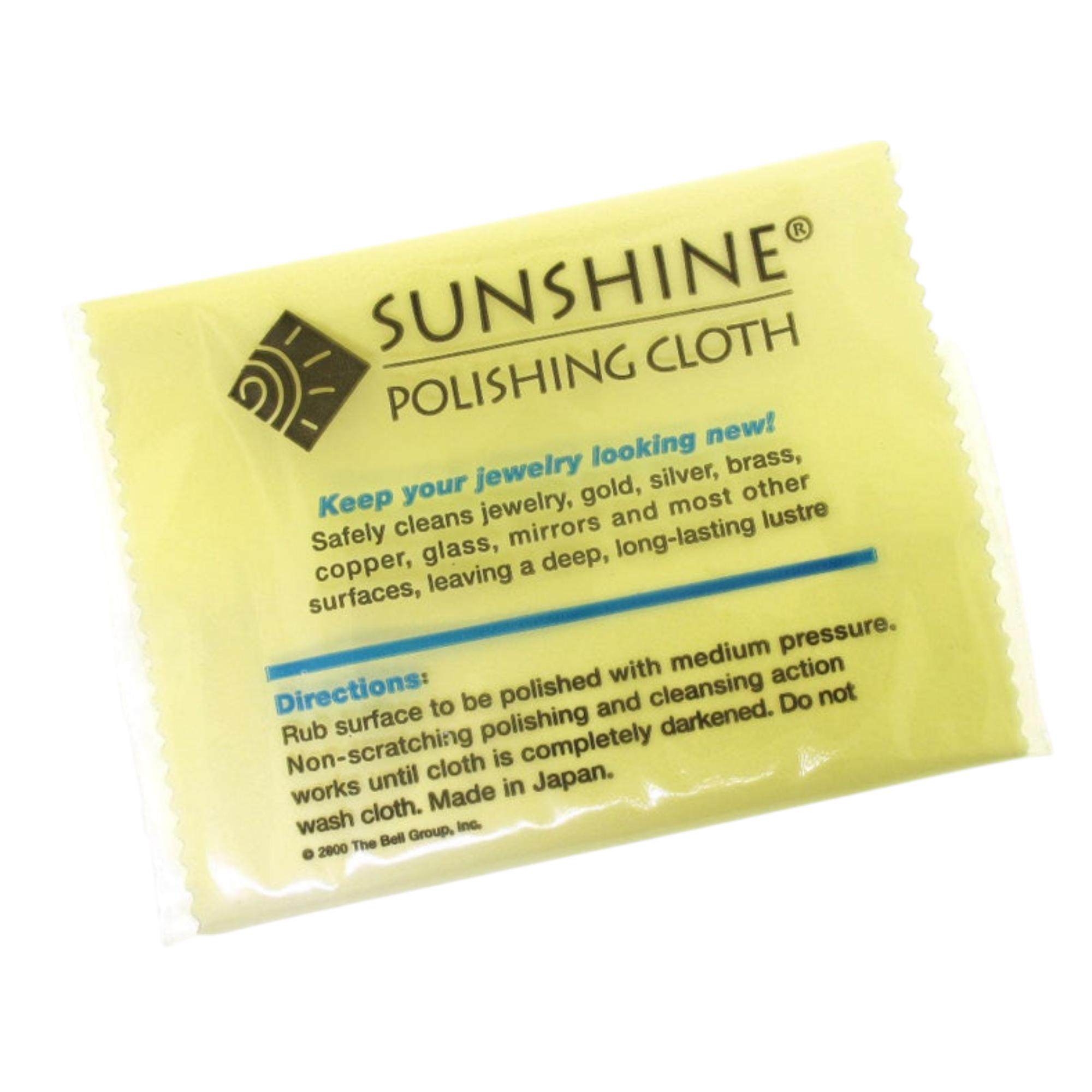 Sunshine Polishing Cloth Full Size 5 X 7.5 Jewelry Cleaning Cloth Large  Size Silver Gold Brass Copper Glass Stainless 
